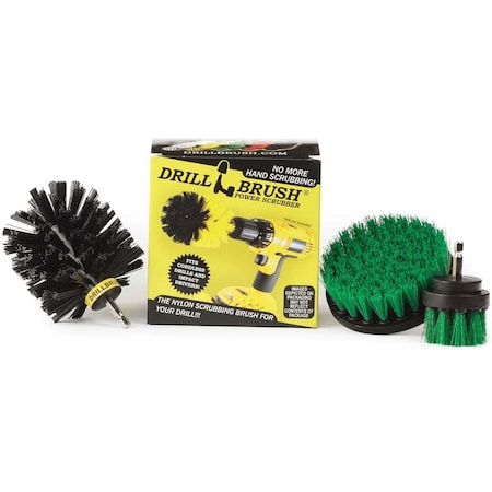Drillbrush Revolving Electric Cleaning Brushes Bathroom Tub, Tile, and Shower S-G24KO-QC-DB